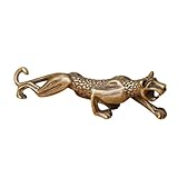 Décoration guépard pour la chambre : un cadeau idéal pour les amis et la famille qui aiment collectionner les objets en laiton uniques, très pratique, sculpture de guépard pour la décoration intérieure
