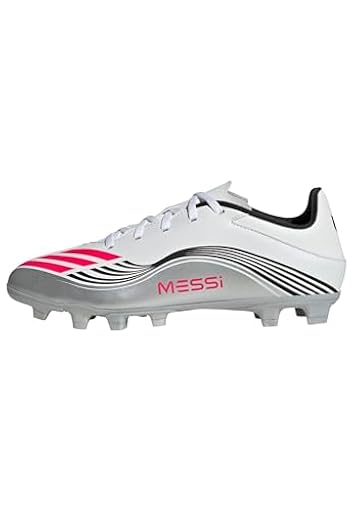 Adidas Unisex Adulto F50 Messi Club Firm Ground/Multi Ground Football Boots, Cloud White/Lucid Red/Silver Metallic, 43 1/3 EU | Ya disponible en tu tienda friki favorita! En mundofriki.es! Adidas Unisex Adulto F50 Messi Club Firm Ground/Multi Ground Football Boots, Cloud White/Lucid Red/Silver Metallic, 43 1/3 EU | Ya disponible en tu tienda friki favorita! En mundofriki.es!