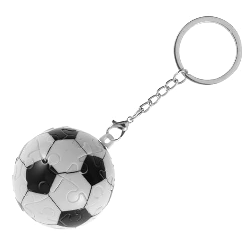 TOYANDONA 3 Piezas llavero rompecabezas nombre colgante deportes fútbol americano Craft de llavero deportivo llavero lindo llavero de baloncesto deportivo bola llaveros el plastico