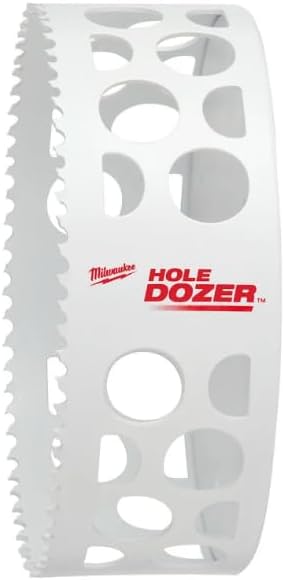 Milwaukee 49-56-0243 5-Inch Ice Hardened Hole Saw, White