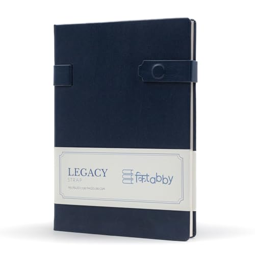 Image of Kitabby Legacy Slide A5 Ruled Notebook - Navy Blue