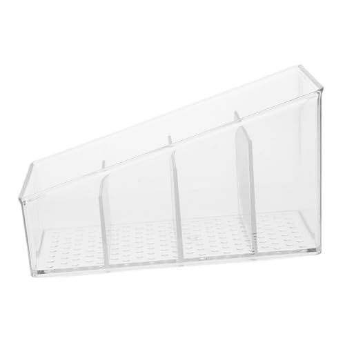 GALPADA Portabustine Di Tè e Zucchero Scomparti Contenitore Trasparente Per Bustine Di Tè Da Scrivania Organizzatore Per Uso Domestico e Caffetterie