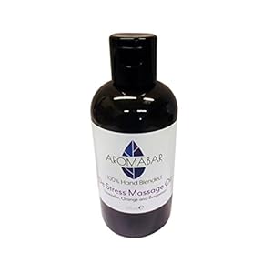 De-Stress Massage Oil 125ml with Lavender, Sweet Orange and Bergamot Pure Essential Oils
