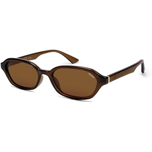 SOJOS Retro Rectangle Polarized Sunglasses for Women Men SJ2629