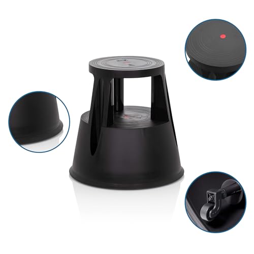 Elefantenfuß Hocker Hjh Office TIO-M Kunststoff mit Rollen