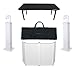 DJ Package w/Facade Booth+Bag+Scrim+2 Totem Stands+Foldable Adjustable DJ Table