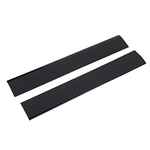 Miskall Cubierta de la Carcasa de la Placa Frontal de protección Completa Negra Duradera para la Consola Delgada PS3