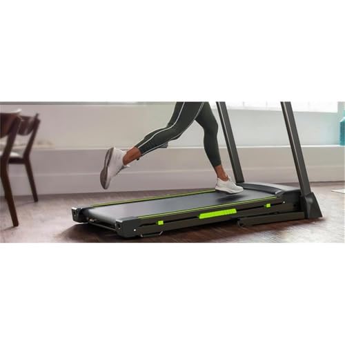 Image of Pemberly Row 3.5HP Folding Treadmill for Home with Automatic Incline, Portable Treadmill for Small Spaces - Green
