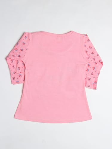 Image of KUSHI Lifestyle Trendy Girls Clothing Night Wear Pack of 2 Peach and Pink
