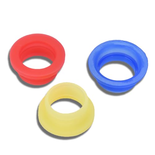 equlup Engine Exhaust Pipe Gasket, Engine Exhaust Pipe Tubing Joint Adapter Silicone Gasket 2.5x2.5x1cm Remote Control Vehicle Parts for HSP 1/8 RC Nitro Car