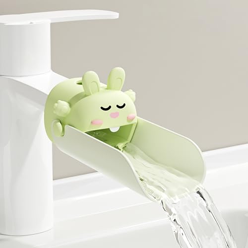 Rallonge de robinet en silicone sensible à la température pour tout-petits pour laver les mains seuls