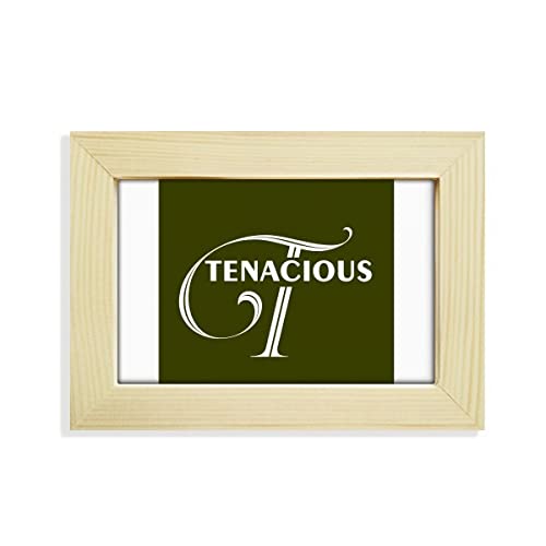 Carta de expresión Teens Escritorio de Madera Arte Pintura 5x7 Pulgadas Marco de Foto Foto