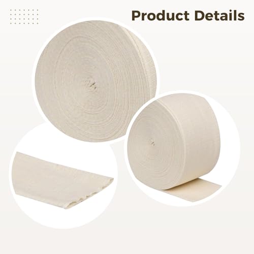Cotton Tubular Elastic Bandage, High Stretch Breathable Stockinette Wrap for Arms Legs Thighs, Skin Friendly Support, Customizable Firm Compression, Post Injury Care Prewrap miniatura 3
