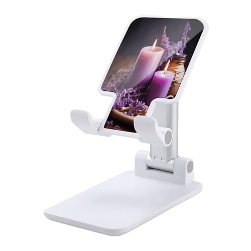 Soporte de teléfono ajustable KHAUERBC color lavanda para iPad de 4 a 13"