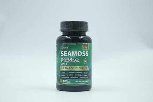 Uheco 21-in-1 Sea Moss Capsules with Bladderwrack & Burdock (90 ct) — view 7