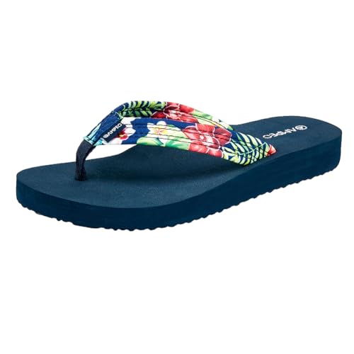 Ampeo Women's Arch Support Flip Flops Comfortable Casual Summer Beach Thong Sandals