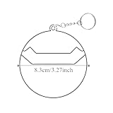 2026 - Funda protectora para insignias con llavero, funda protectora de PVC, accesorios de moda, regalo creativo