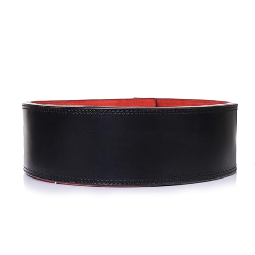 Image of Weight Lifting Lever Belt -Power Lifting Belt for Men & Women for Lower Back Support, Multipurpose Gym Workouts Deadlifts Squats Powerlifting - 4 Inch Wide (SOLID BLACK, S to. 2XL)