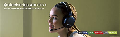Image of SteelSeries Arctis 1 Wired Gaming Headset - Detachable Clearcast Microphone - Lightweight Steel-Reinforced Headband - for PC, PS4, Xbox, Nintendo Switch and Lite, Mobile,Black