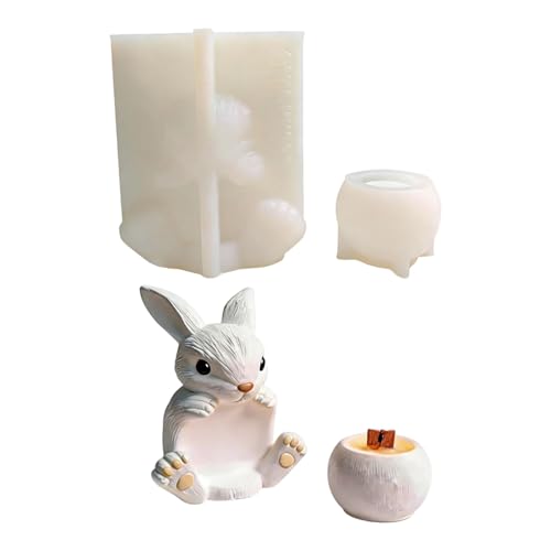 Moule en silicone lapin durable et flexible pour créations soignées - 4