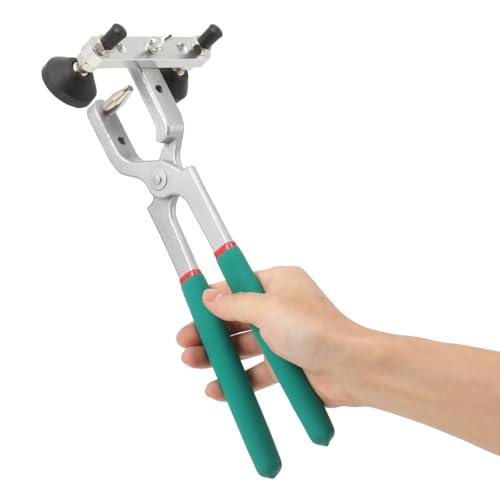 Lfhelper Car Door Fender Body Edge Crimp Plier with 8 Replaceable Heads, Multi-Surface Dent Repair Tools for Door, Bonnet, Fender and Wheel Arch Use, Fits Cars, Trucks, SUVs