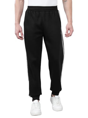 Image of Cantabil Men Solid Winter Wear Casual Track Pant l Casual Track Pant for Men l Casual Winter Wear Regular Fit Track Pant for Men (P MTRP00076)