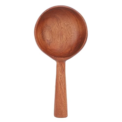 Tomotato Wooden Scoop for Kitchen, 4.3 Inch Large Wooden Serving Spoon