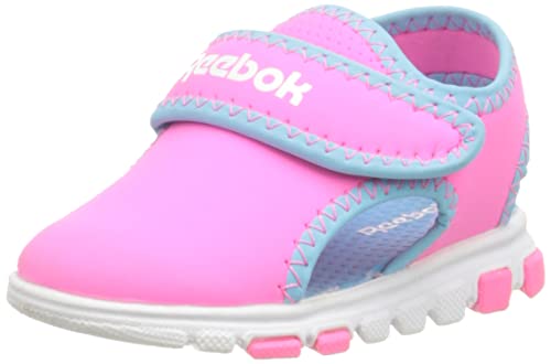 Reebok Wave Glider III, Sandale de Sport Bébé Fille, Atomic Pink/Digital Blue/FTWR White, 23.5 EU