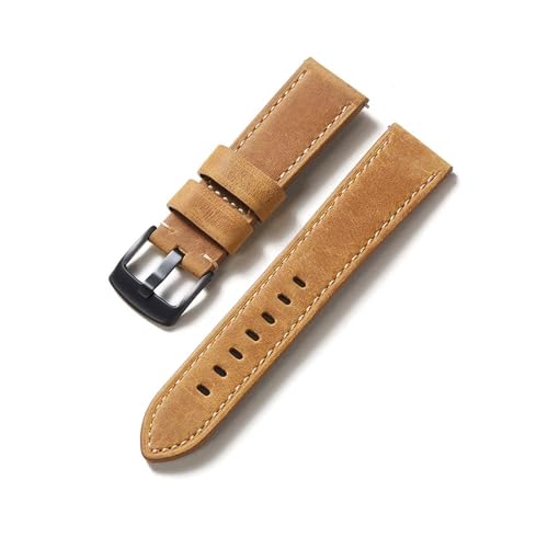 Bracelet montre cuir vache libération rapide sangle poignet 20mm 22mm