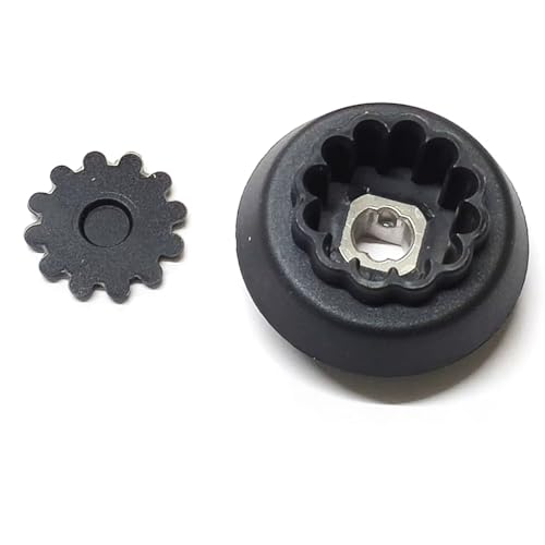 Giwnhvx Conector para cabezales de interruptor de pared señor Cocina Plus C3 D4 E5, engranaje de accionamiento mezclador 12T con almohadilla