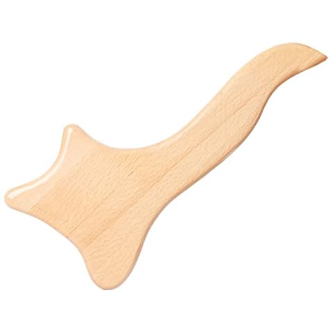 KOZOREN Wooden Gua Sha Tools, Professional Lymphatic Drainage Tool Wood Therapy Massage Tools for Anti-Cellulite, Muscle Release 13'' × 6'' (1#) Cover