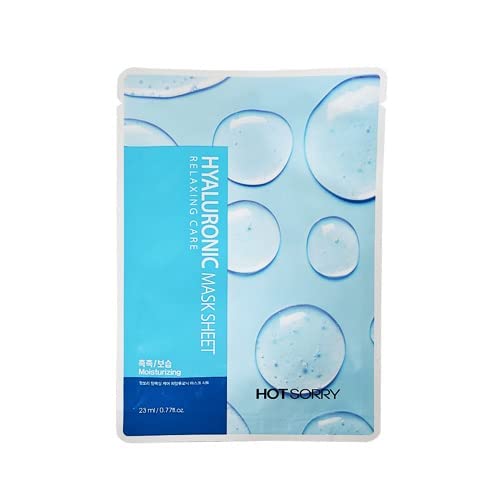 HOT SORRY Relaxing Care Mask Sheet 6 Combo Pack l Korean Mask I Moisturizing I Soothing I (6 Combo Pack)