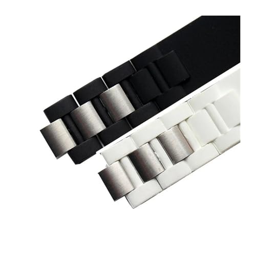 Correa de silicona de 20 mm compatible con Cartier Chronoscaph 21 3