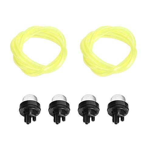 AUNMAS 2Pcs Fuel Line with 5Pcs Primer Bulb Replacement Accessories Fit for Poulan Chainsaw Trimmer