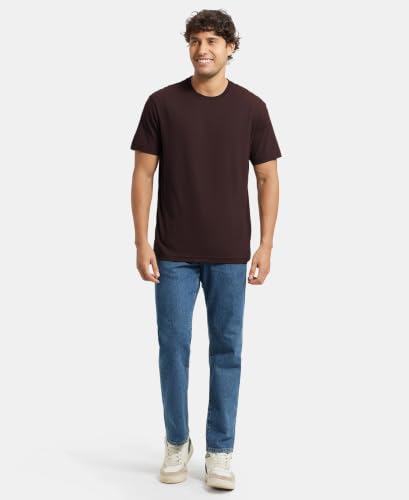 Image of Jockey 2714 Men Super Combed Cotton Rich Round Neck Half Sleeve T-Shirt