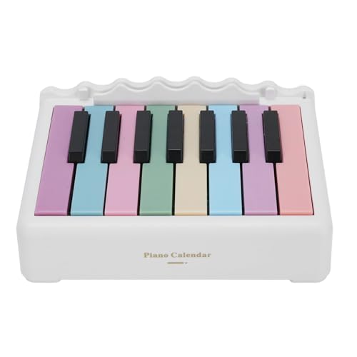 Calendrier de bureau 2025 mini piano anti-stress avec batterie pour rompre la monotonie