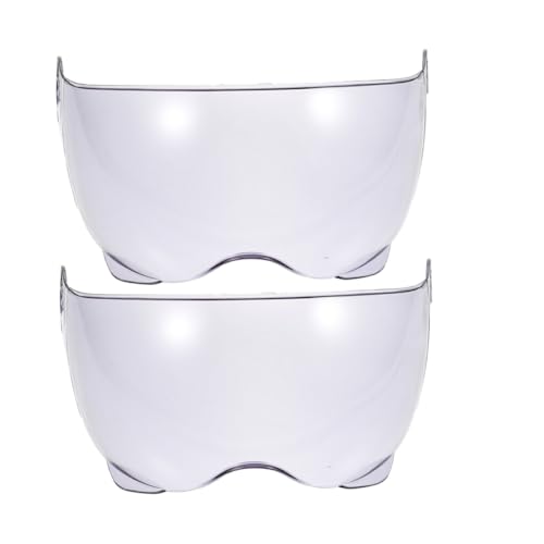 Visière de remplacement pour casque demi-jet contre rayures et vent