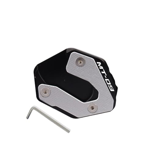 Plaque support latéral béquille pour MT-07 et MT-09 élargisseur aluminium