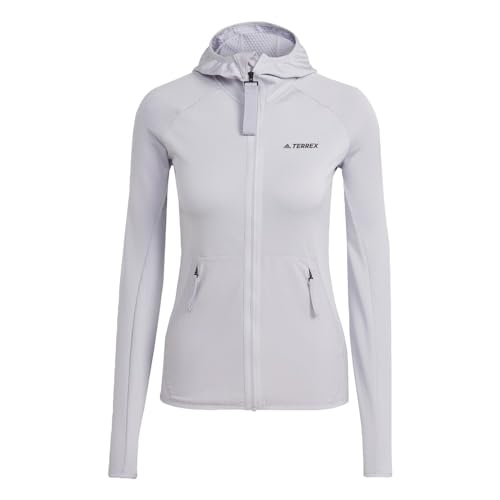 Adidas Terrex Tech Flooce veste polaire légère femme rando outdoor Silver Dawn LG