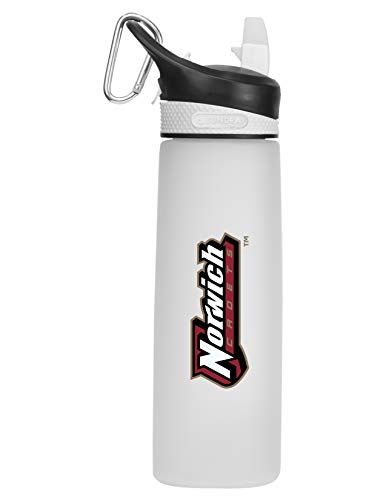 Norwich University Tritan Plastic Frosted Sport Bottle, Design-3 - White