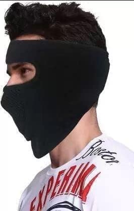 ARYANSH Shoppe Bike Riding Cycling Anti Pollution Dust Sun Protection Full Face Cover Mask (Black), Bike Rider Mask for Men (1)