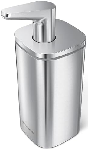 simplehuman 10 oz. Pulse Pump, Liquid Soap Dispenser, Drip Free H...