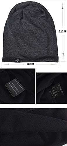 VECRY Men Slouch Hollow Beanie Thin Summer Cap Skullcap - Image 4