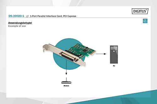 Carte interface parallèle Digitus adaptateur d'interfaces interne PC bureau LPT - 3