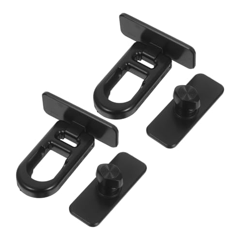 NUOBESTY 2 Piezas Cerraduras Seguridad Infantil para Frigorífico y Congelador Pestillos Compactos y para Puertas de Refrigerador Cajones y Armarios Control Fácil Uso Adultos