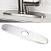 Kitchen Sink Hole Cover Plate, Stainless Steel Deck Plate Escutcheon in Brushed Nickel for Standard Faucets and Unused Sink Holes