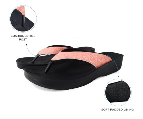 Image of AEROTHOTIC Comfortable Arch Support Flip Flops for Women Orthotic Sandals