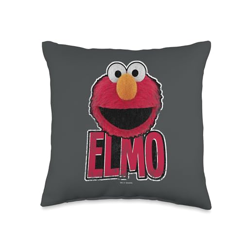 Coussin Elmo Sesame Street carré multicolore de 40x40 cm - 2