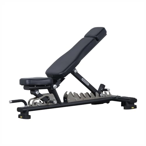 Image of Advanced Adjustable Bench|Flat&Incline Bench|For Commercial&Home Use|Strength Training Home Workout Gym Equipment For Fitness|Heavy Duty Bench|350 Kg Weight Capacity|Made In India,Black