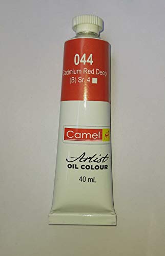Image of Camlin Ltd Artist Oil Colour 40 ml Pack Of One (Cadmium Red Deep 044)